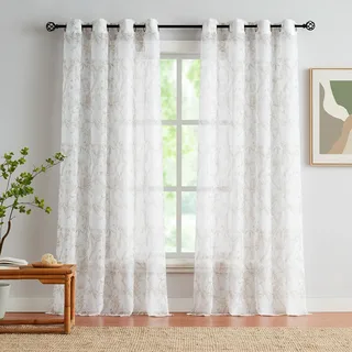 white blackout curtains
